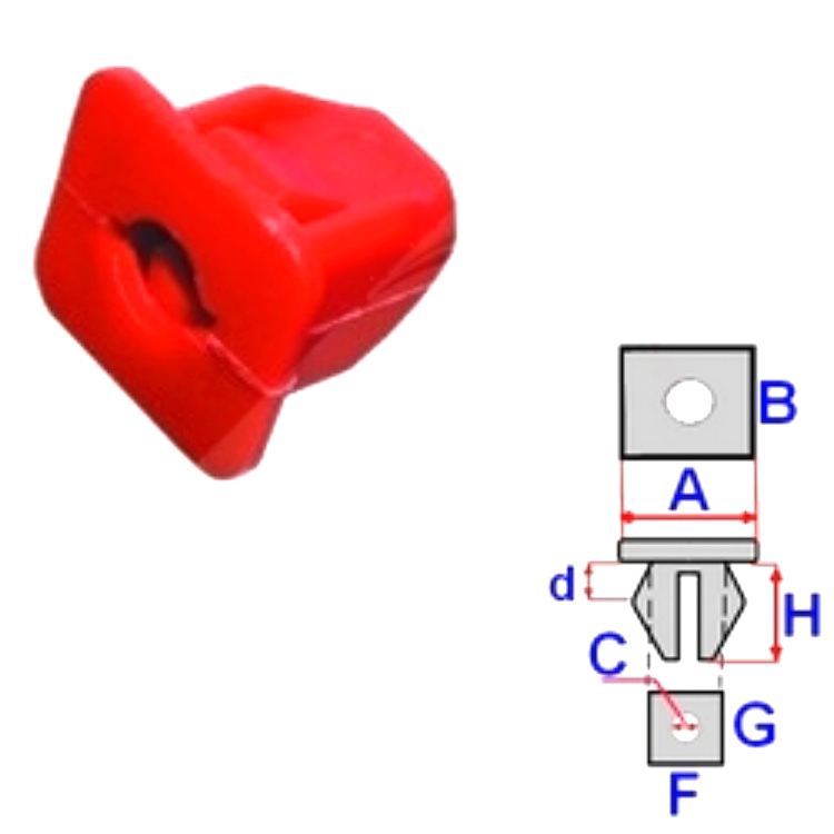 ROMIX 126 043 57187Z  -  FENDER FITTING BOX BRACKET FIAT 10db .